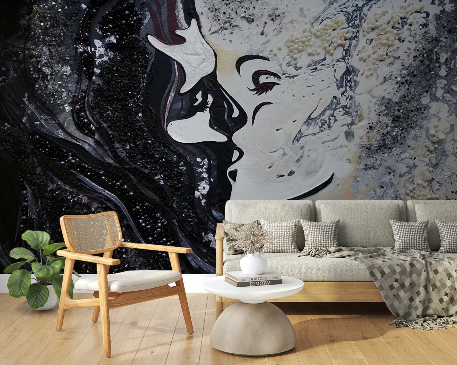 Fototapeta obraz boha medzi bohmi a múzami