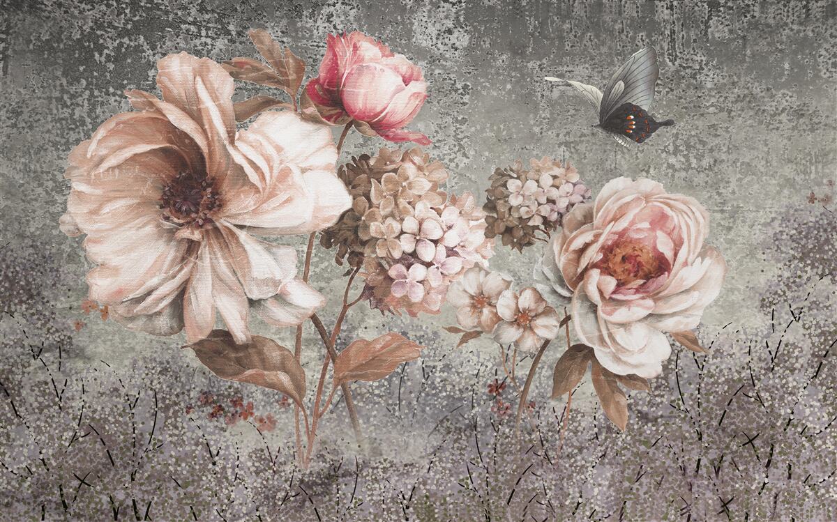 Fototapeta jemne ružové púčiky krásnych kvetov