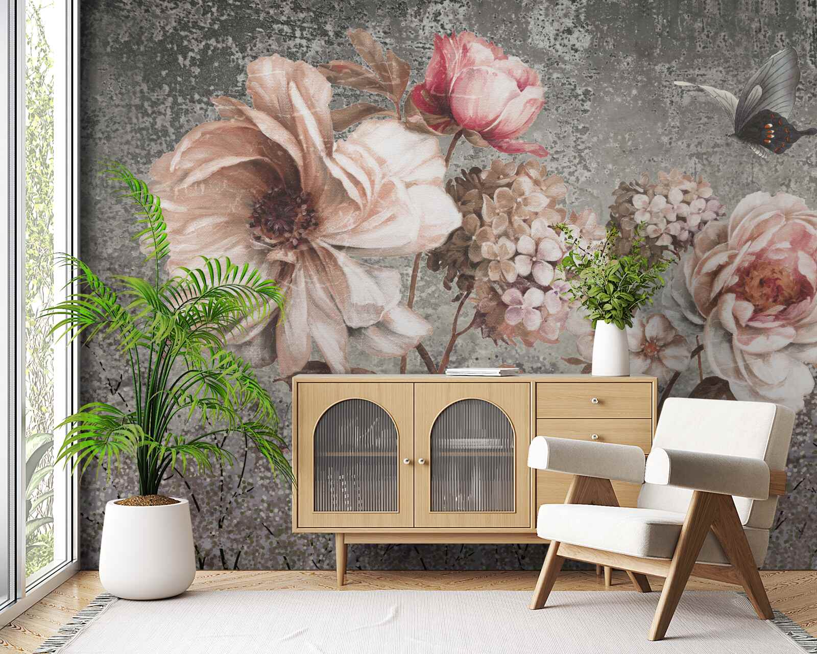 Fototapeta jemne ružové púčiky krásnych kvetov