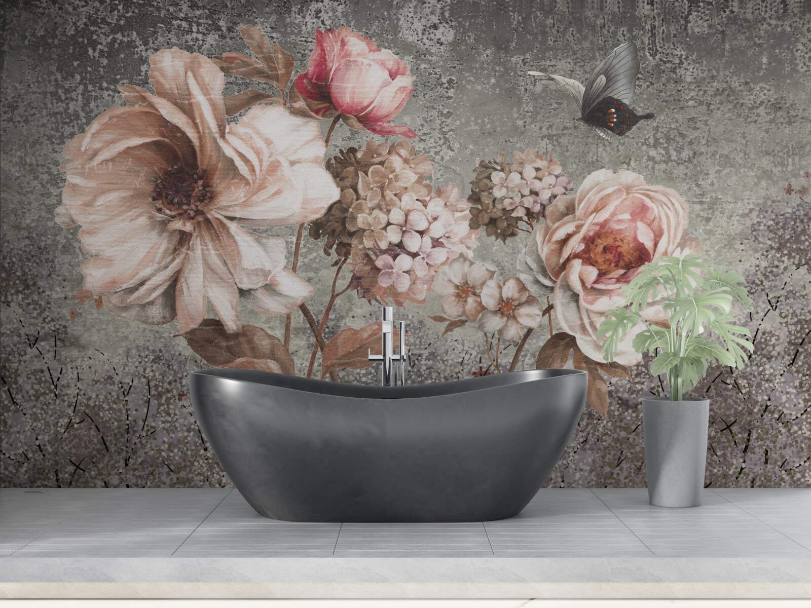 Fototapeta jemne ružové púčiky krásnych kvetov