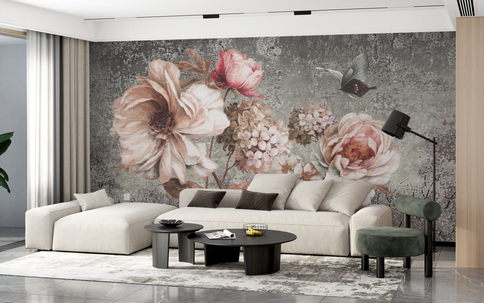 Fototapeta jemne ružové púčiky krásnych kvetov