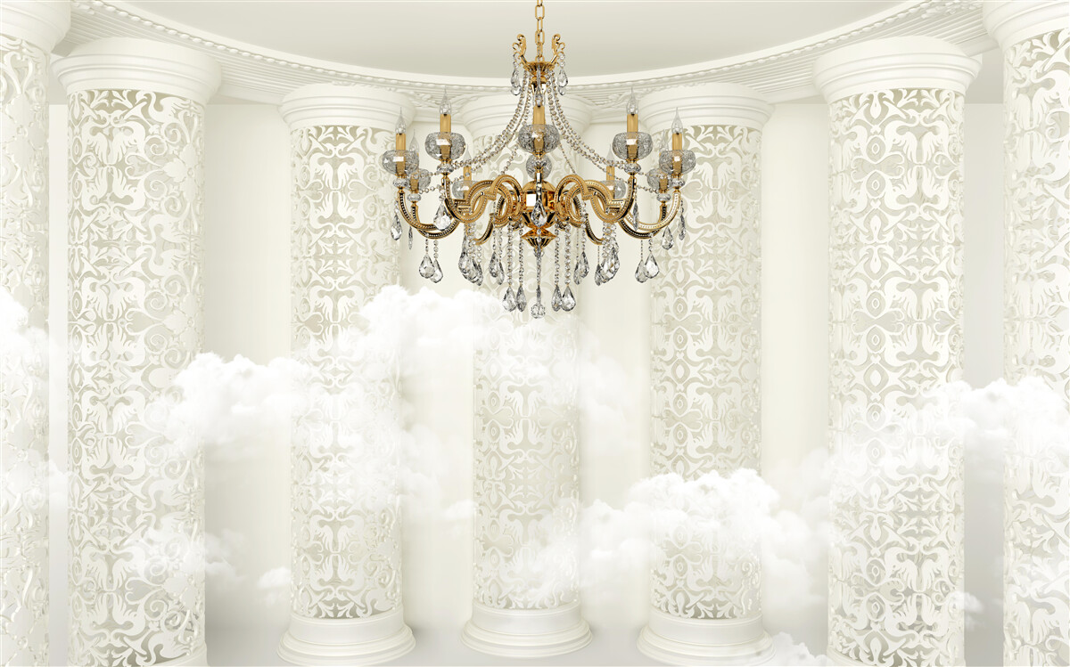 Fototapeta lesk obklopený oblúkmi