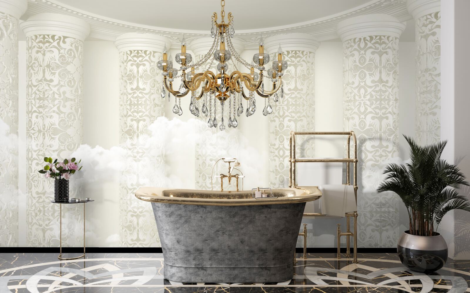 Fototapeta lesk obklopený oblúkmi