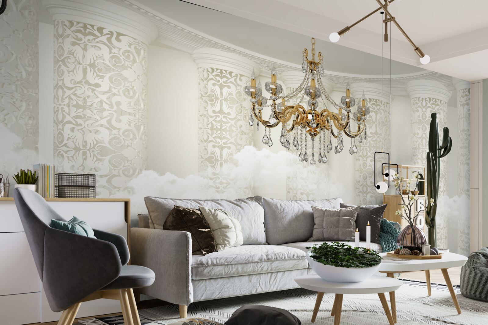 Fototapeta lesk obklopený oblúkmi