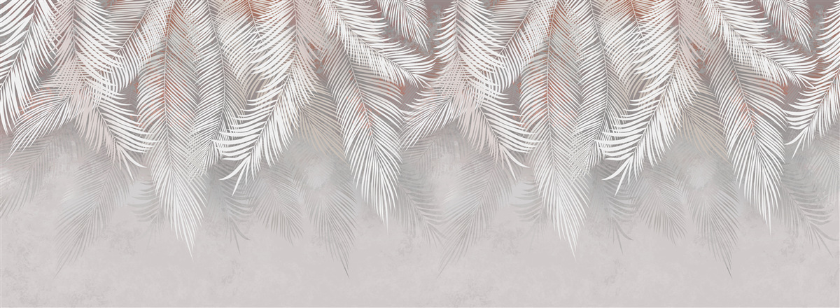 Fototapeta svetlosivé konáre papradí