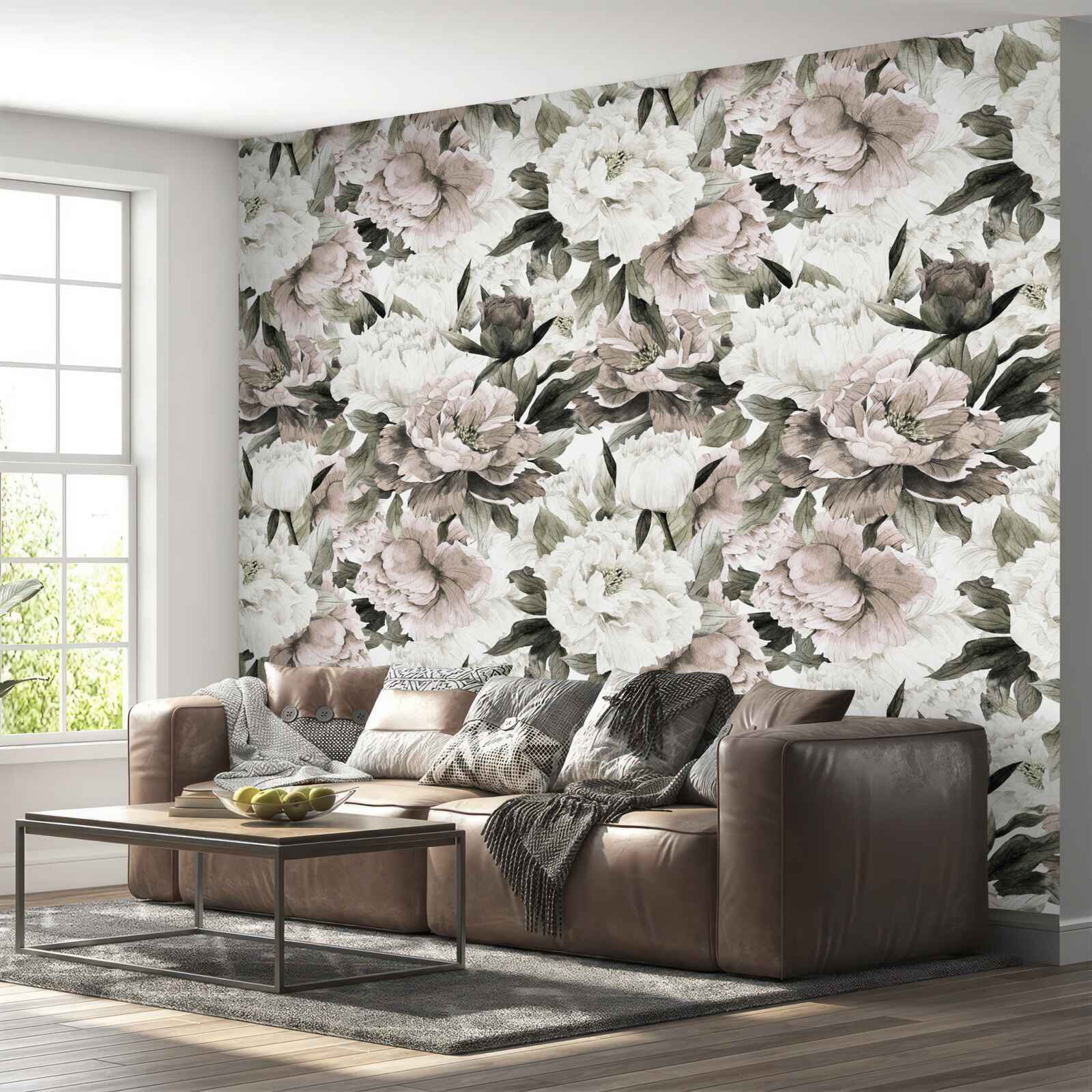 Fototapeta svetelné puky v kvetinovom aranžmáne