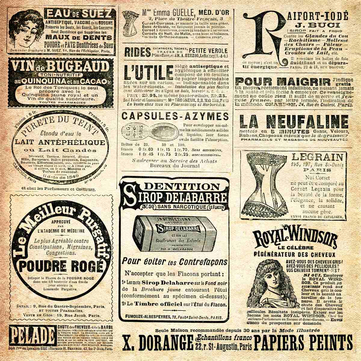 Fototapeta Vydania sú texty a symboly