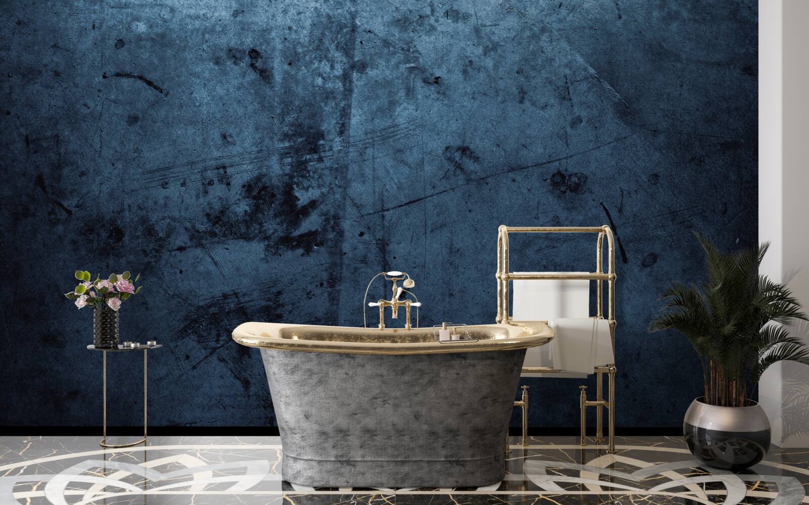 Fototapeta dážď v nočnom lese