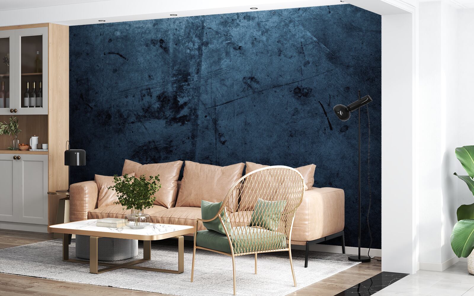 Fototapeta dážď v nočnom lese