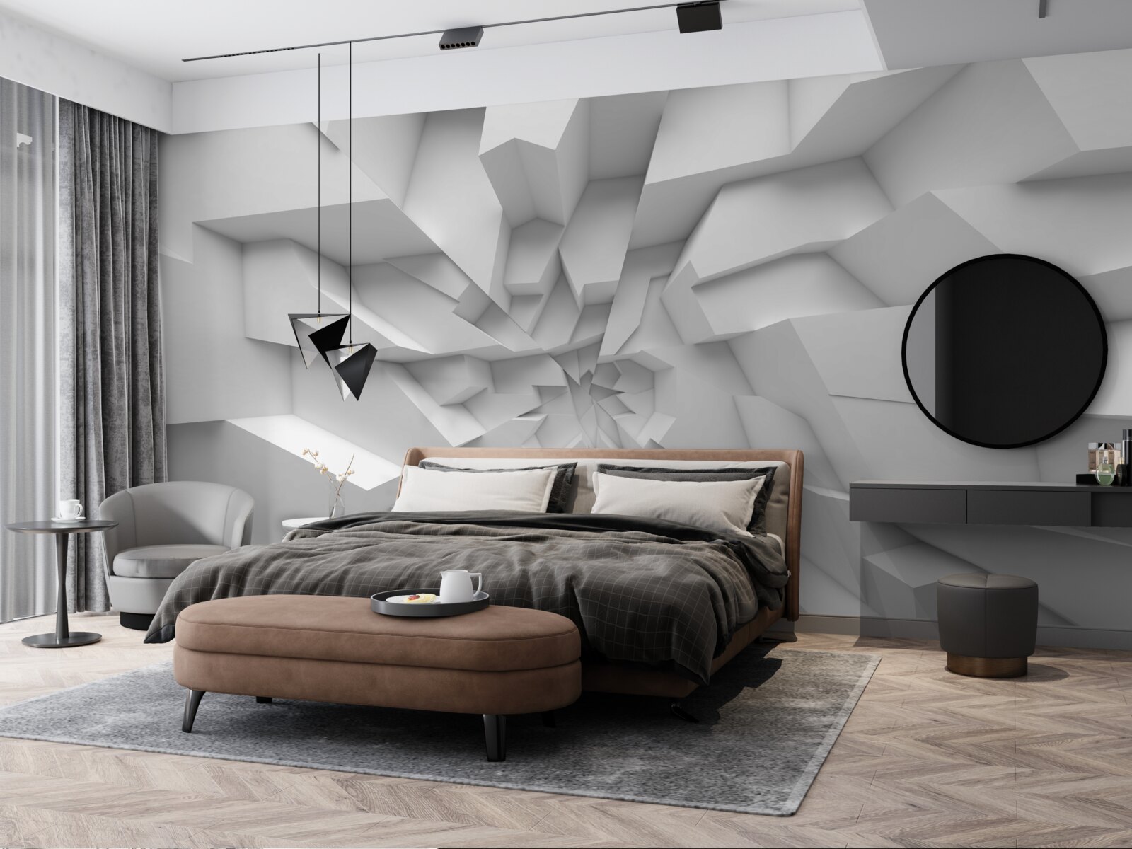 Fototapeta abstraktné 3D tvary