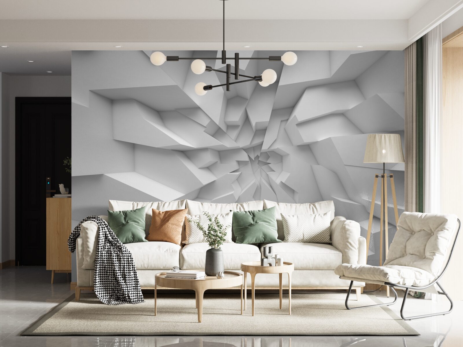 Fototapeta abstraktné 3D tvary