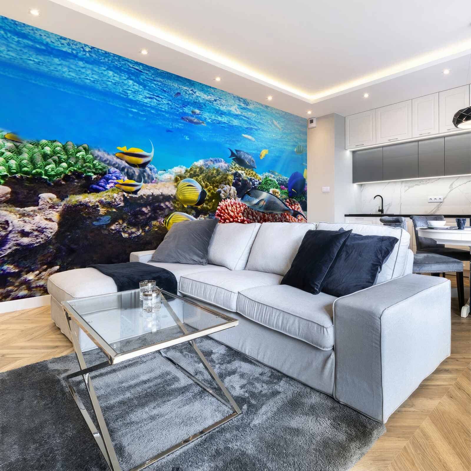 Fototapeta nádherný svet rýb pod vodou