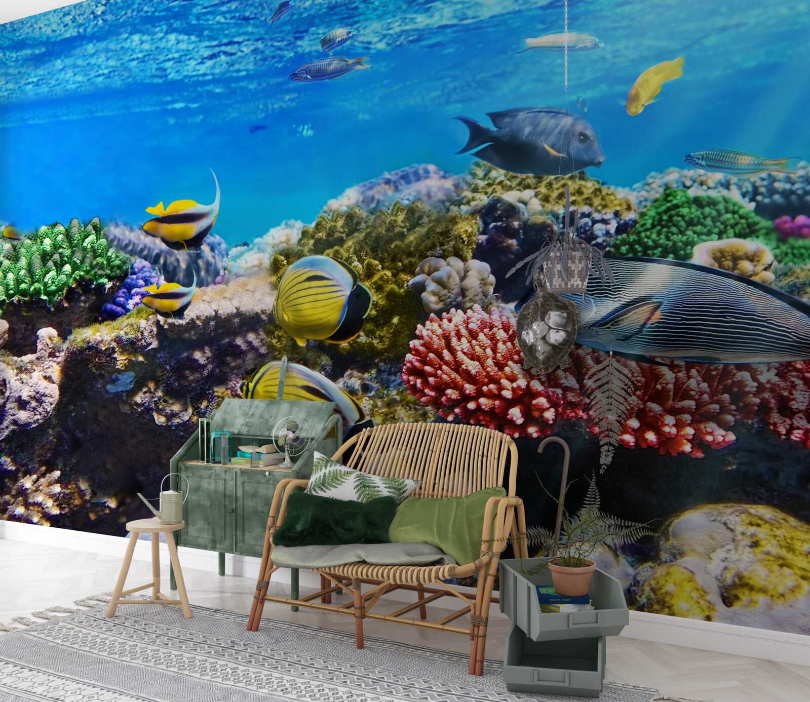 Fototapeta nádherný svet rýb pod vodou