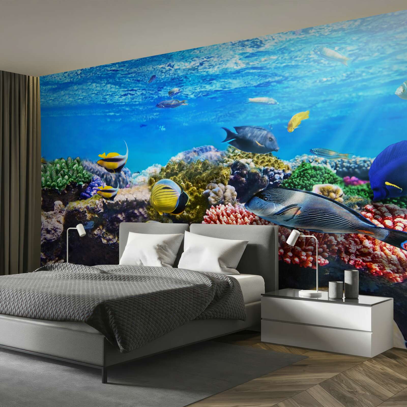 Fototapeta nádherný svet rýb pod vodou