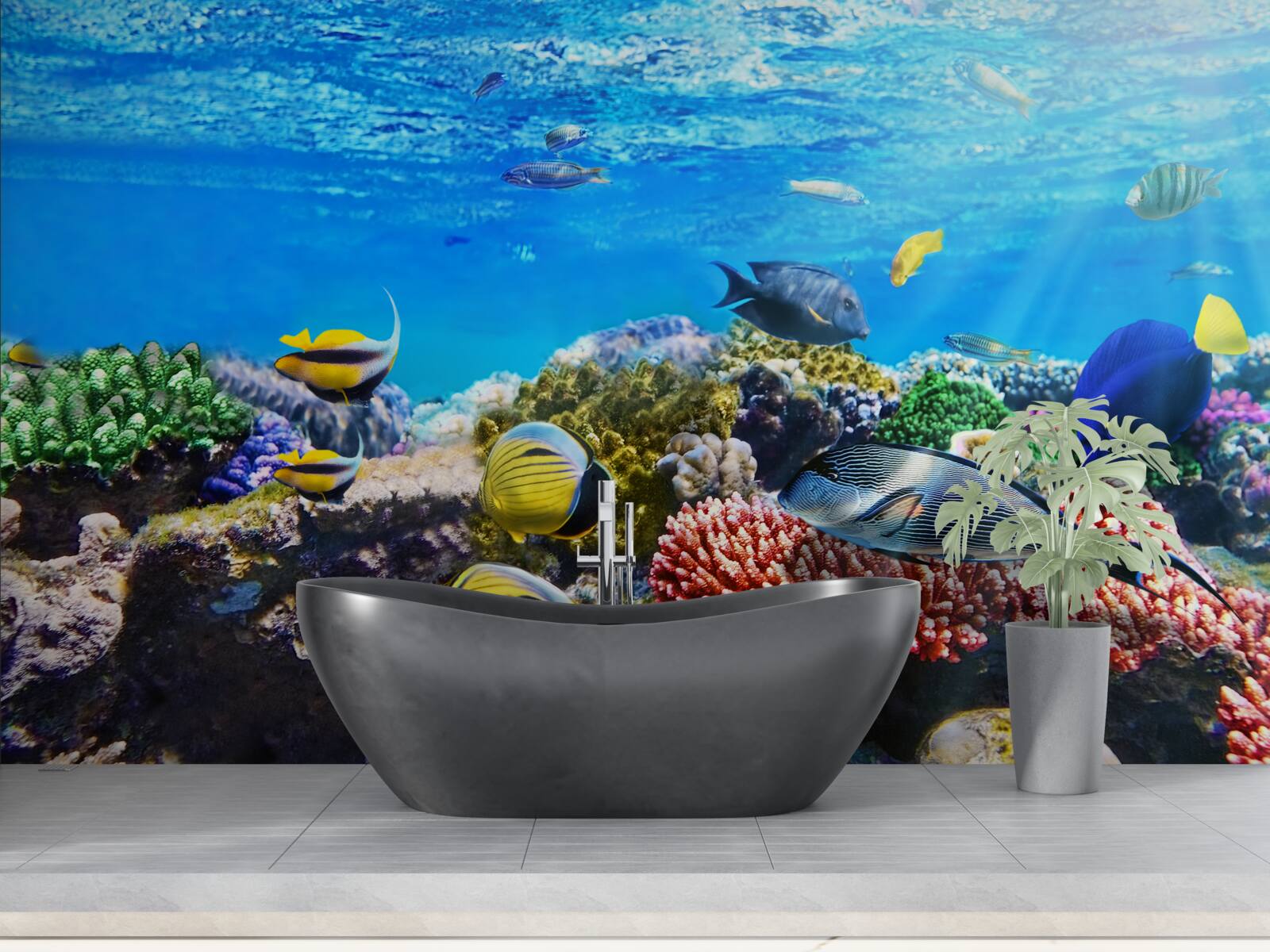 Fototapeta nádherný svet rýb pod vodou