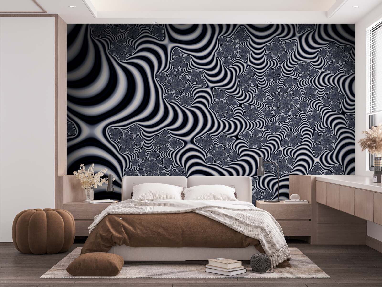 Fototapeta potrubia sú pruhmi siahajúcimi do pekla