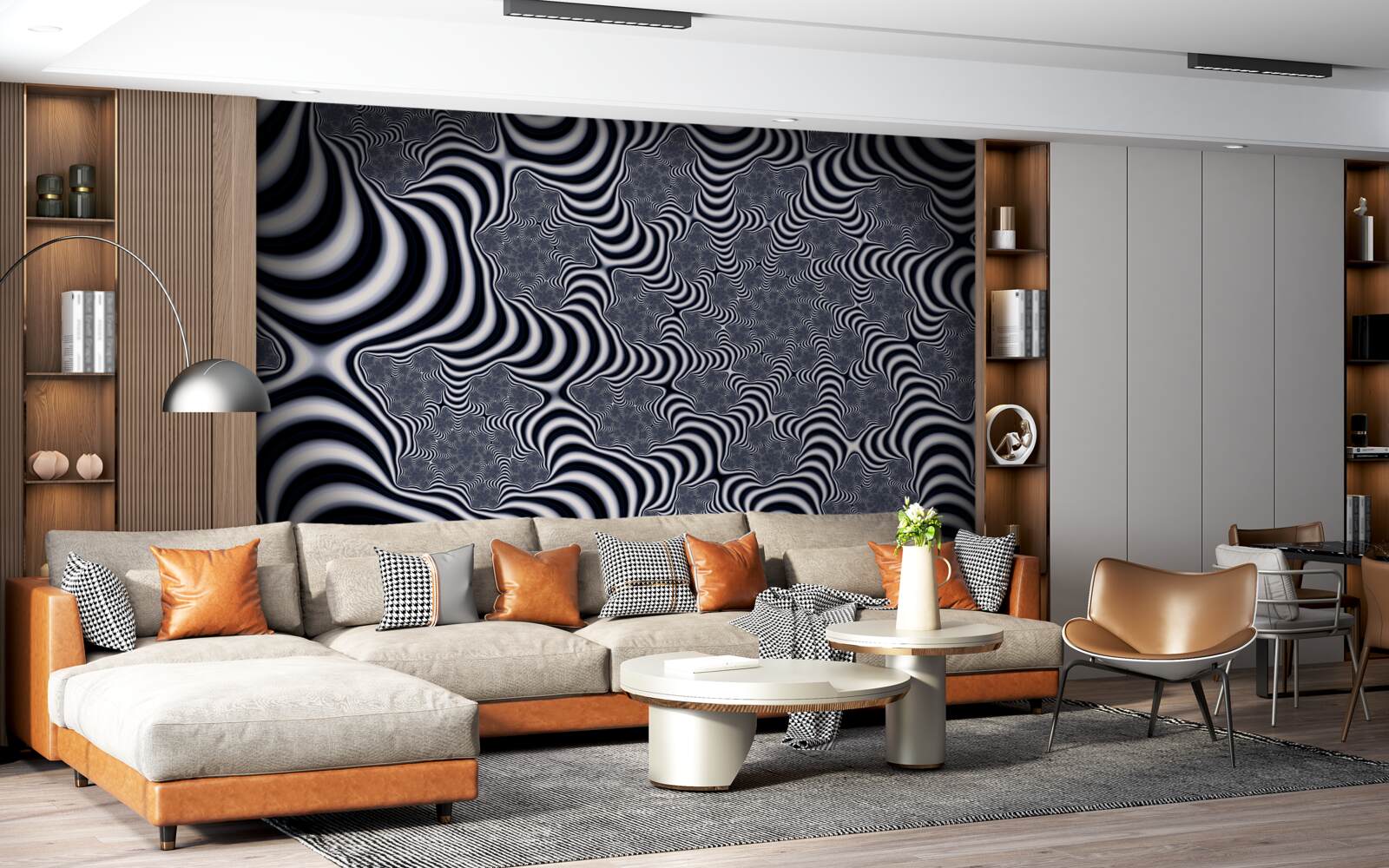 Fototapeta potrubia sú pruhmi siahajúcimi do pekla