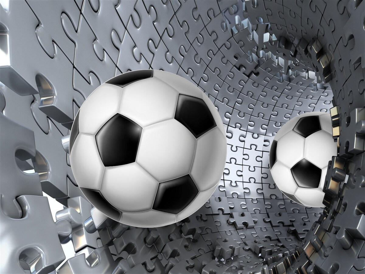 Fototapeta loptičky a hádanky