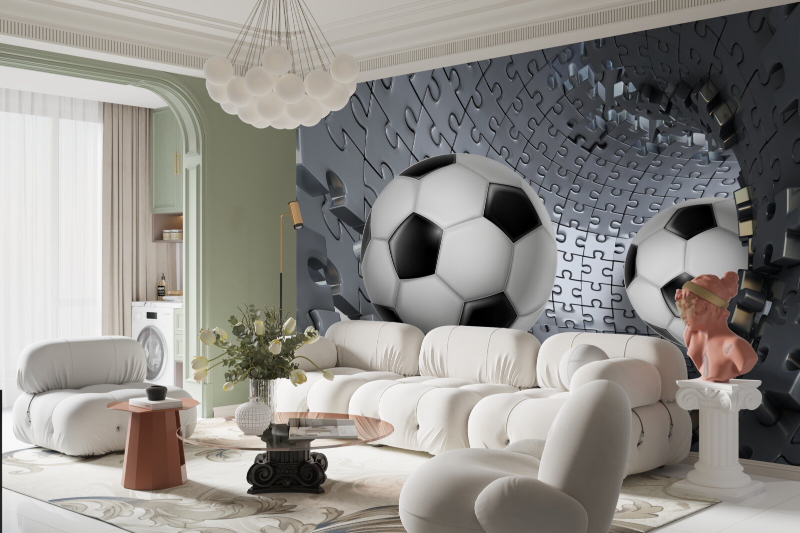 Fototapeta loptičky a hádanky