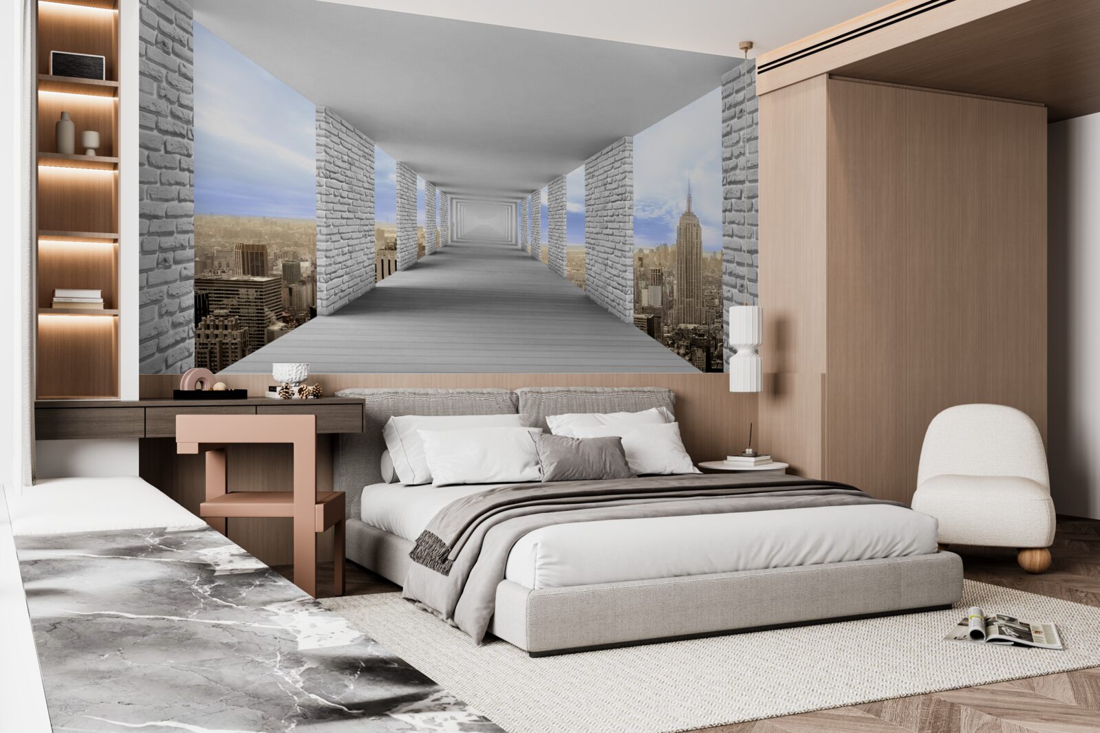 Fototapeta pozrime sa na mesto abstraktne