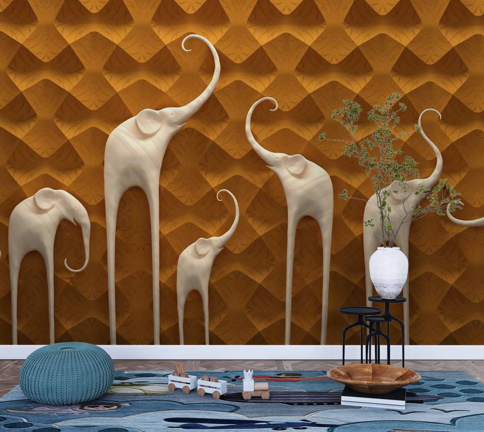 Fototapeta vysoké a pôvabné slané a abstraktné umenie