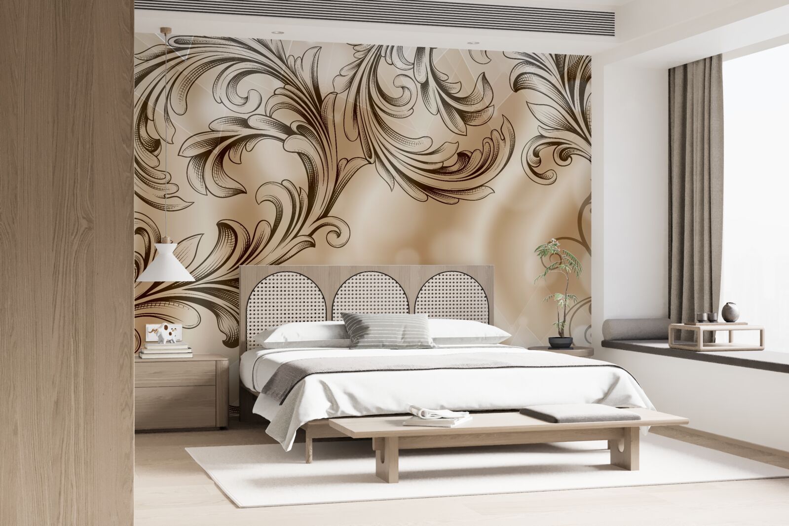 Fototapeta rastliny sú predlaminované na pevnom podklade