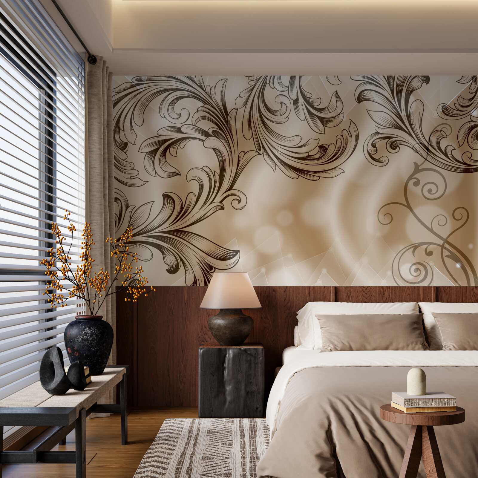 Fototapeta rastliny sú predlaminované na pevnom podklade