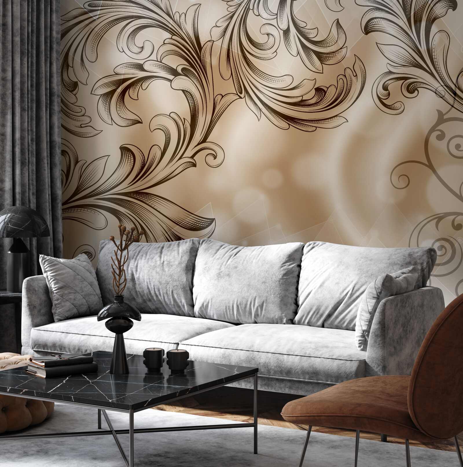 Fototapeta rastliny sú predlaminované na pevnom podklade