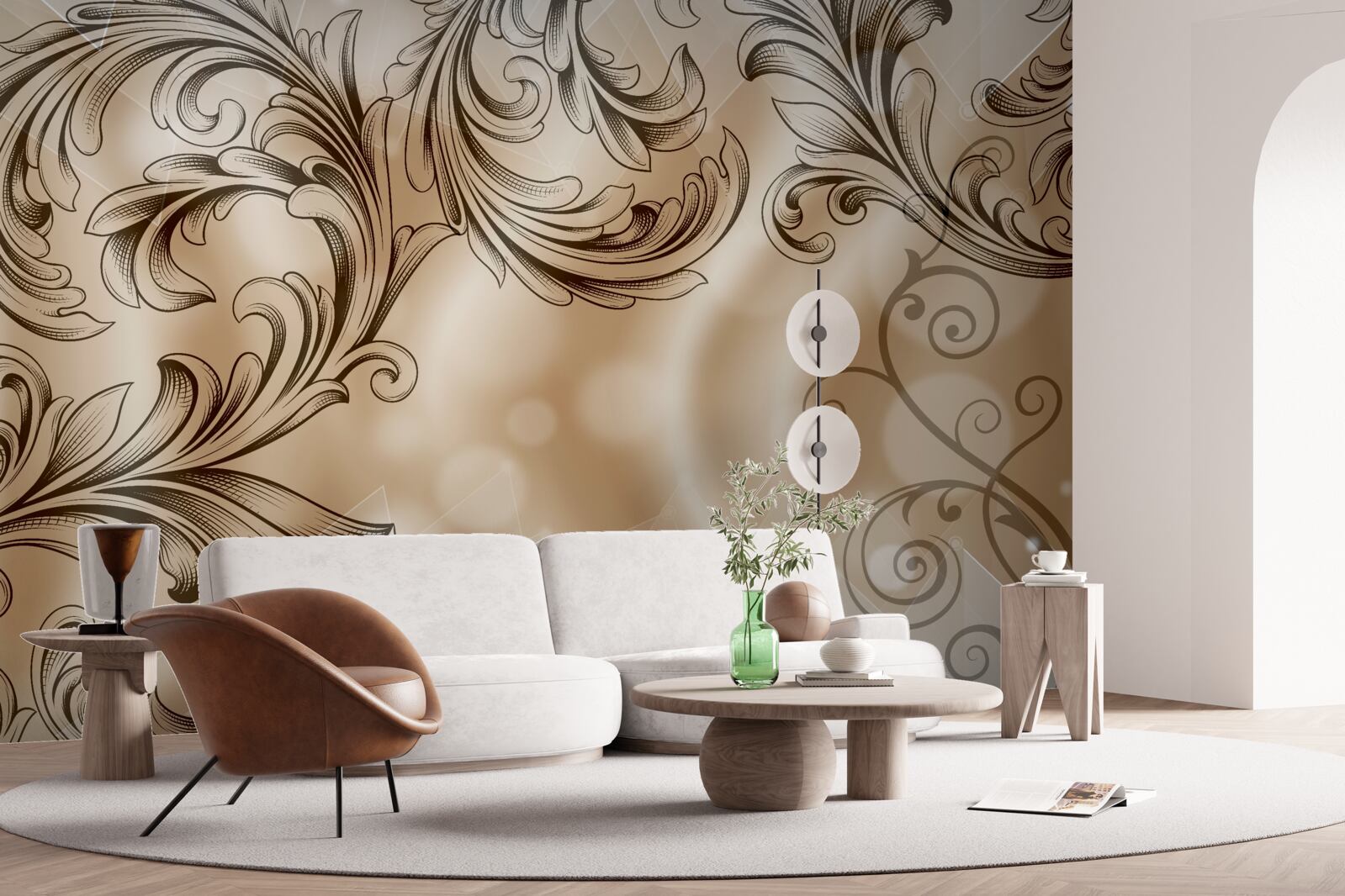 Fototapeta rastliny sú predlaminované na pevnom podklade