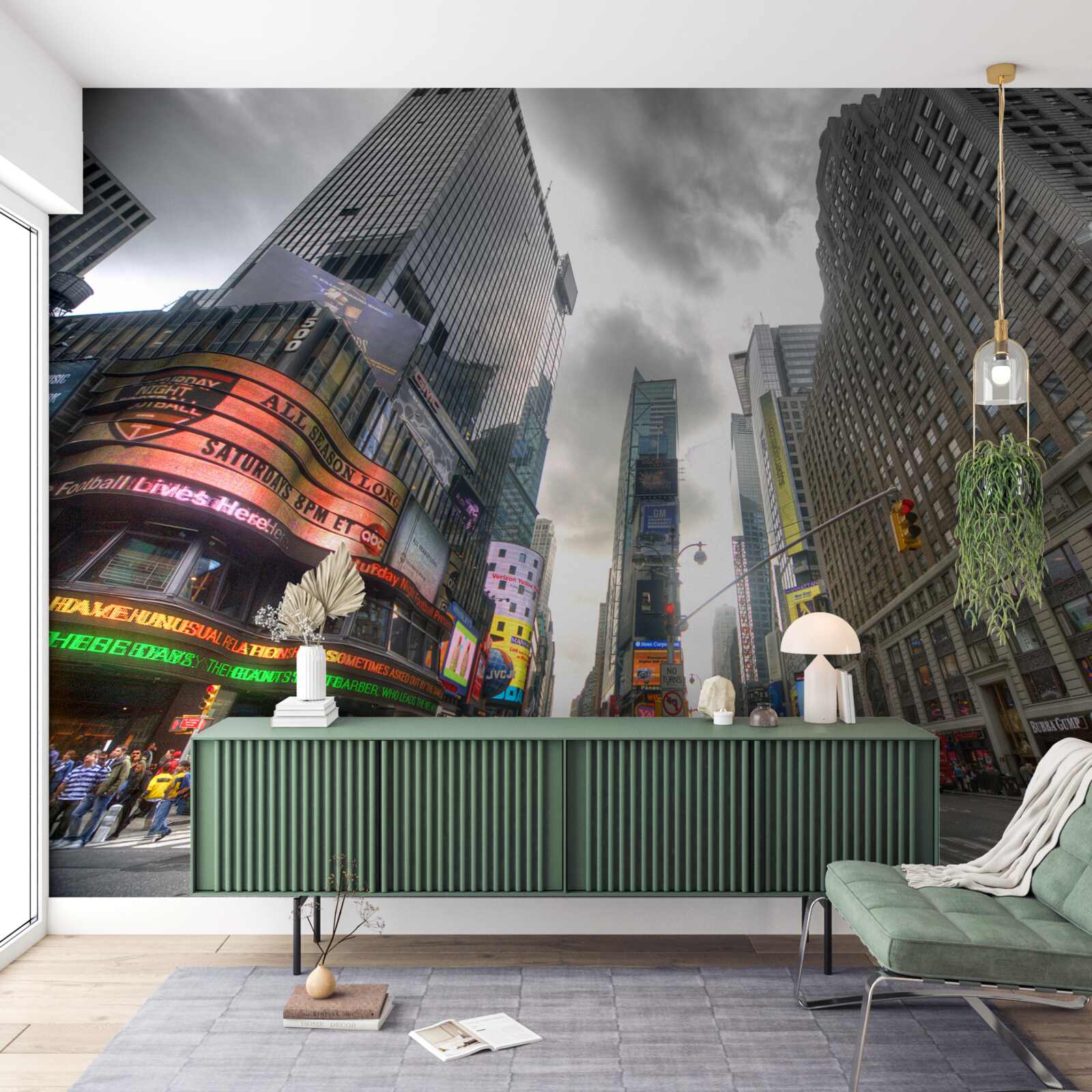 Fototapeta mesto v predvečer búrky