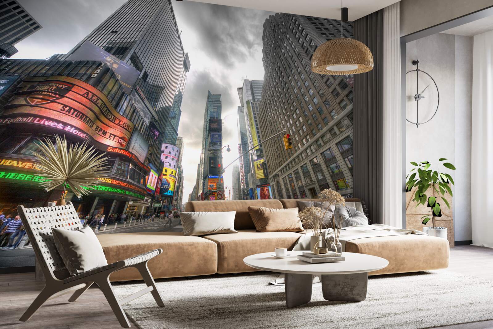 Fototapeta mesto v predvečer búrky