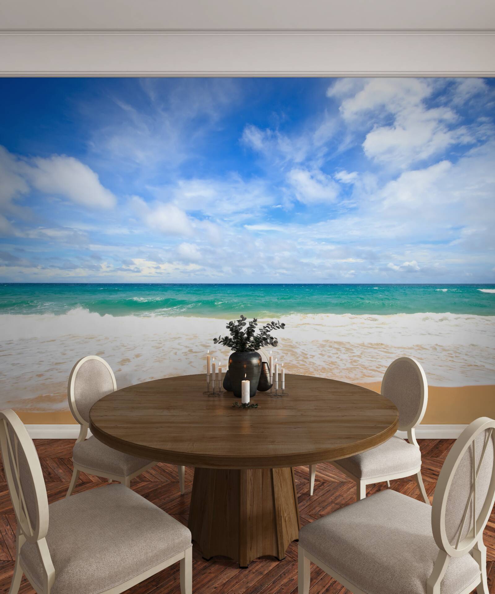 Fototapeta nekonečné modré rozlohy oceánu a pobrežia