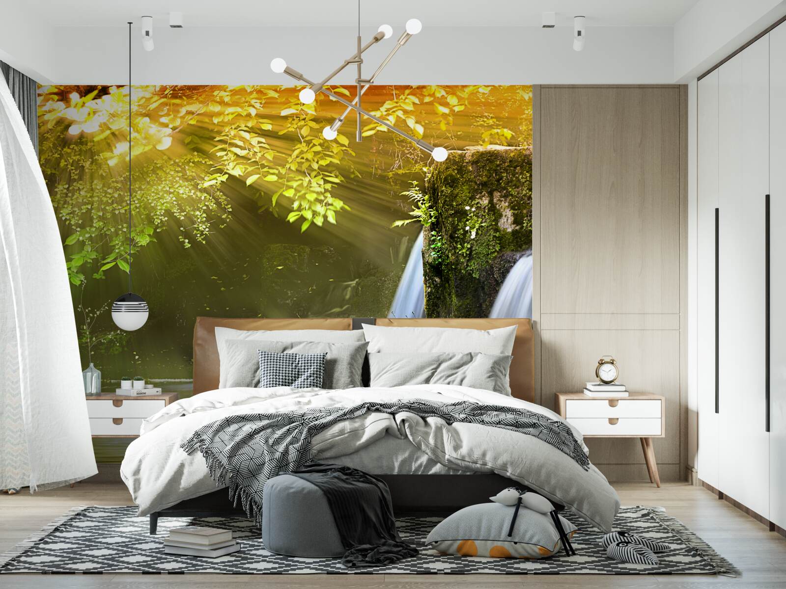 Fototapeta vodopád padajúci na soľ