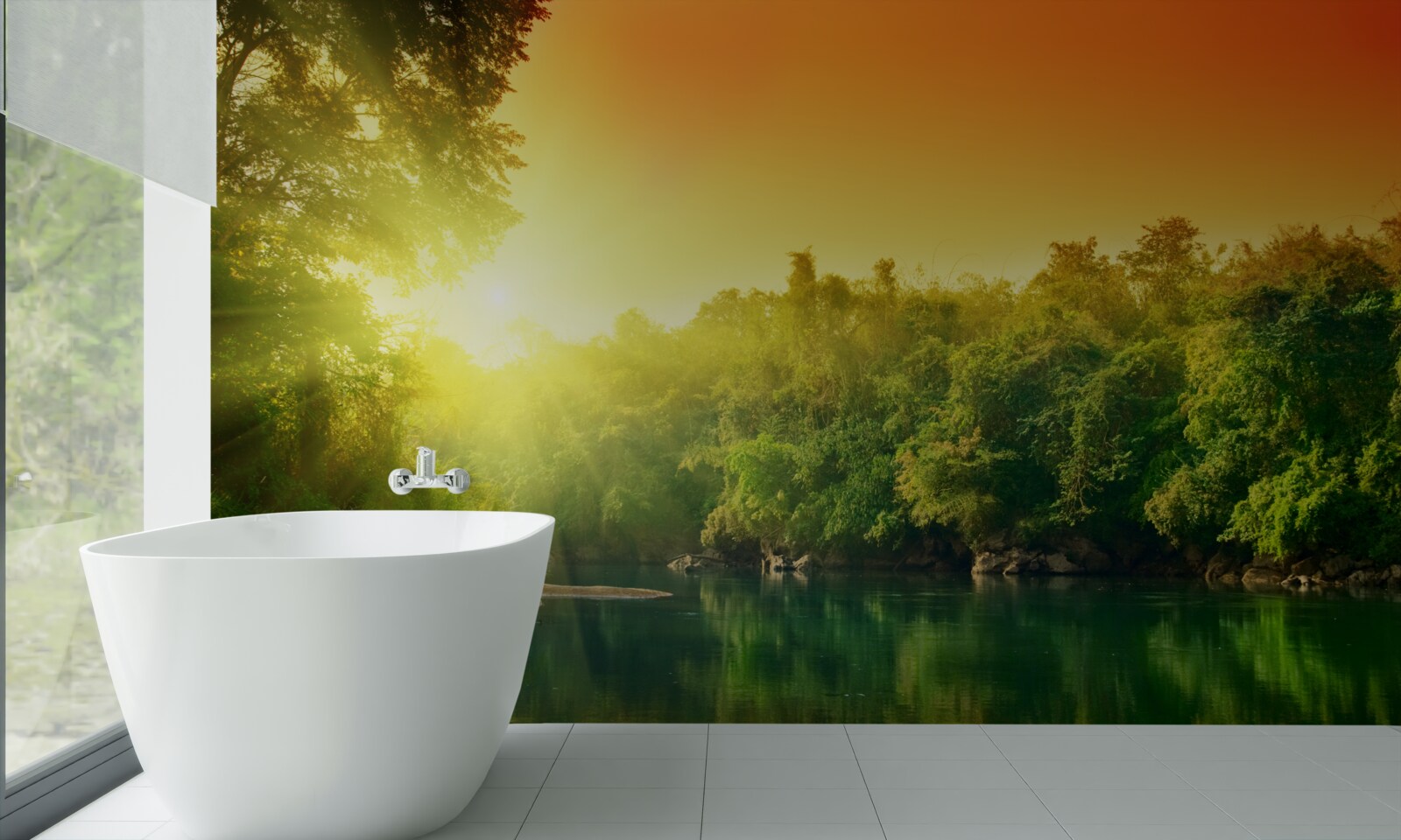 Fototapeta jasné svetlo nad pokojom a tichom