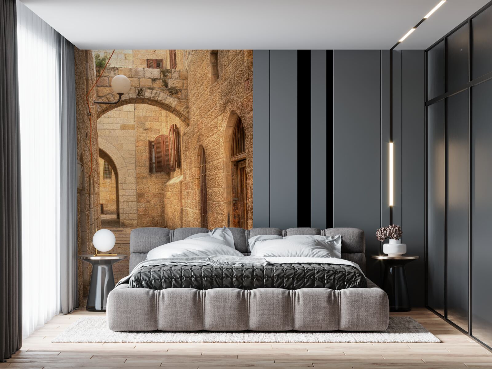 Fototapeta kamenný oblúk v historickej časti mesta