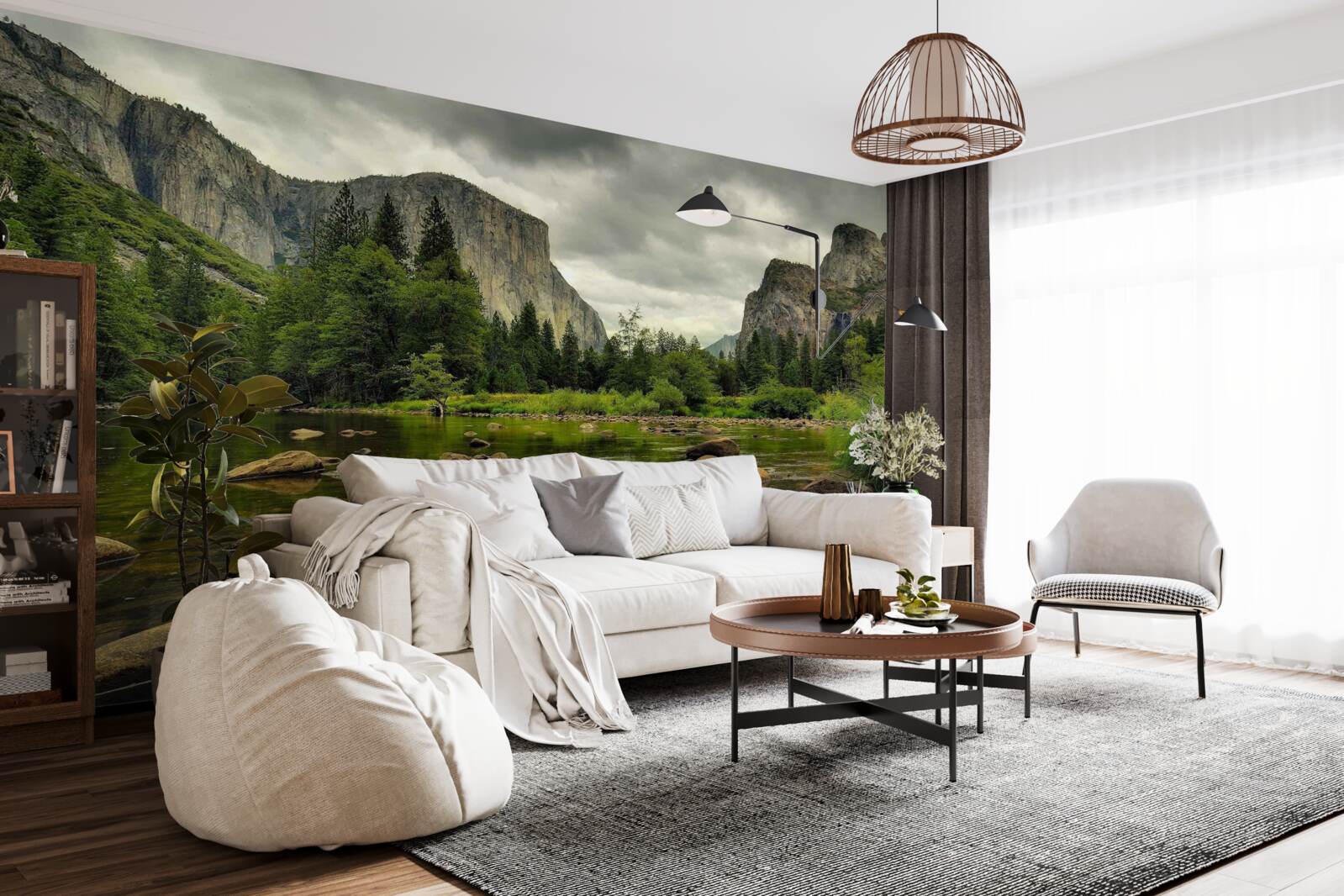 Fototapeta ešte hladina horského jazera