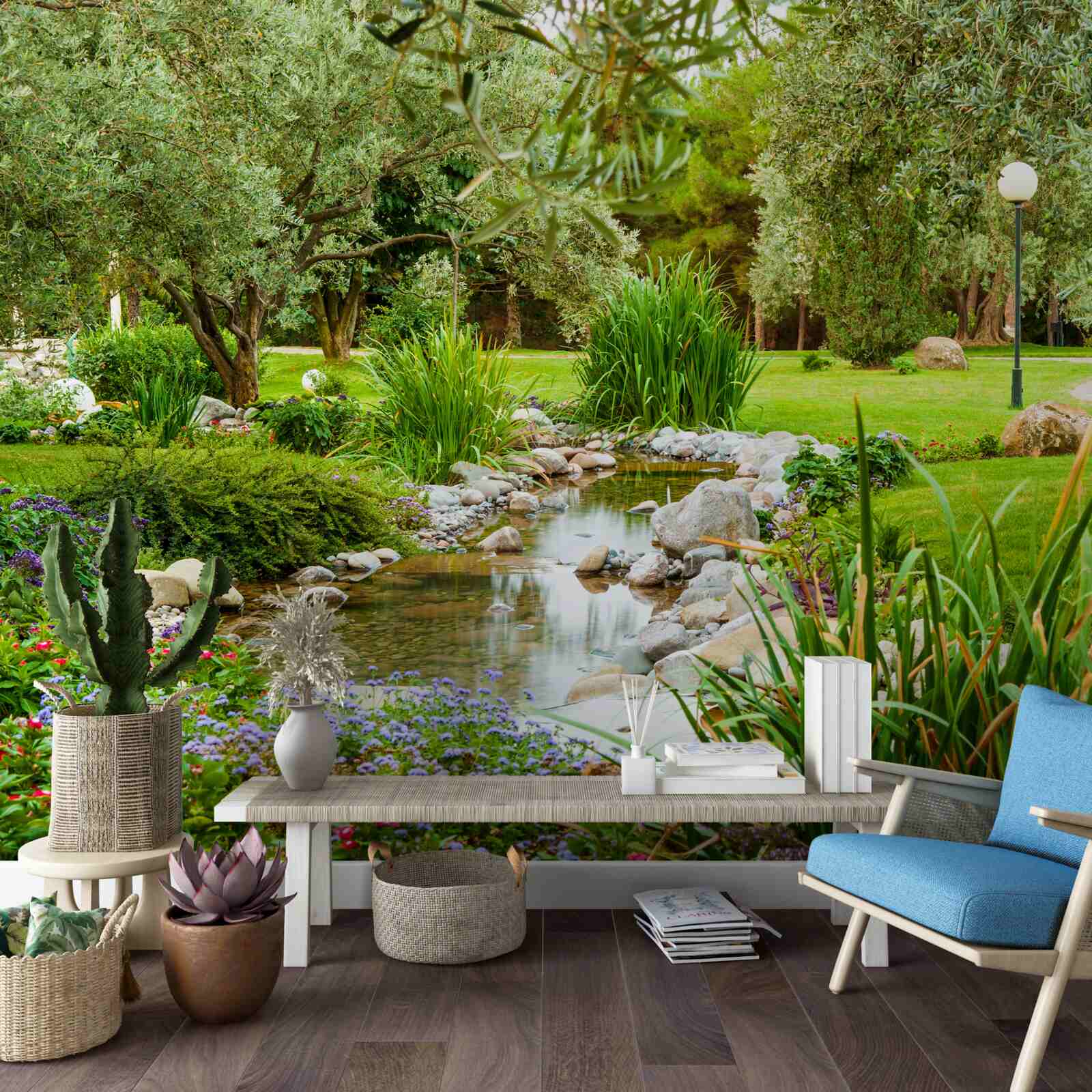 Fototapeta pokojný potok na Smaragdovej Lúke