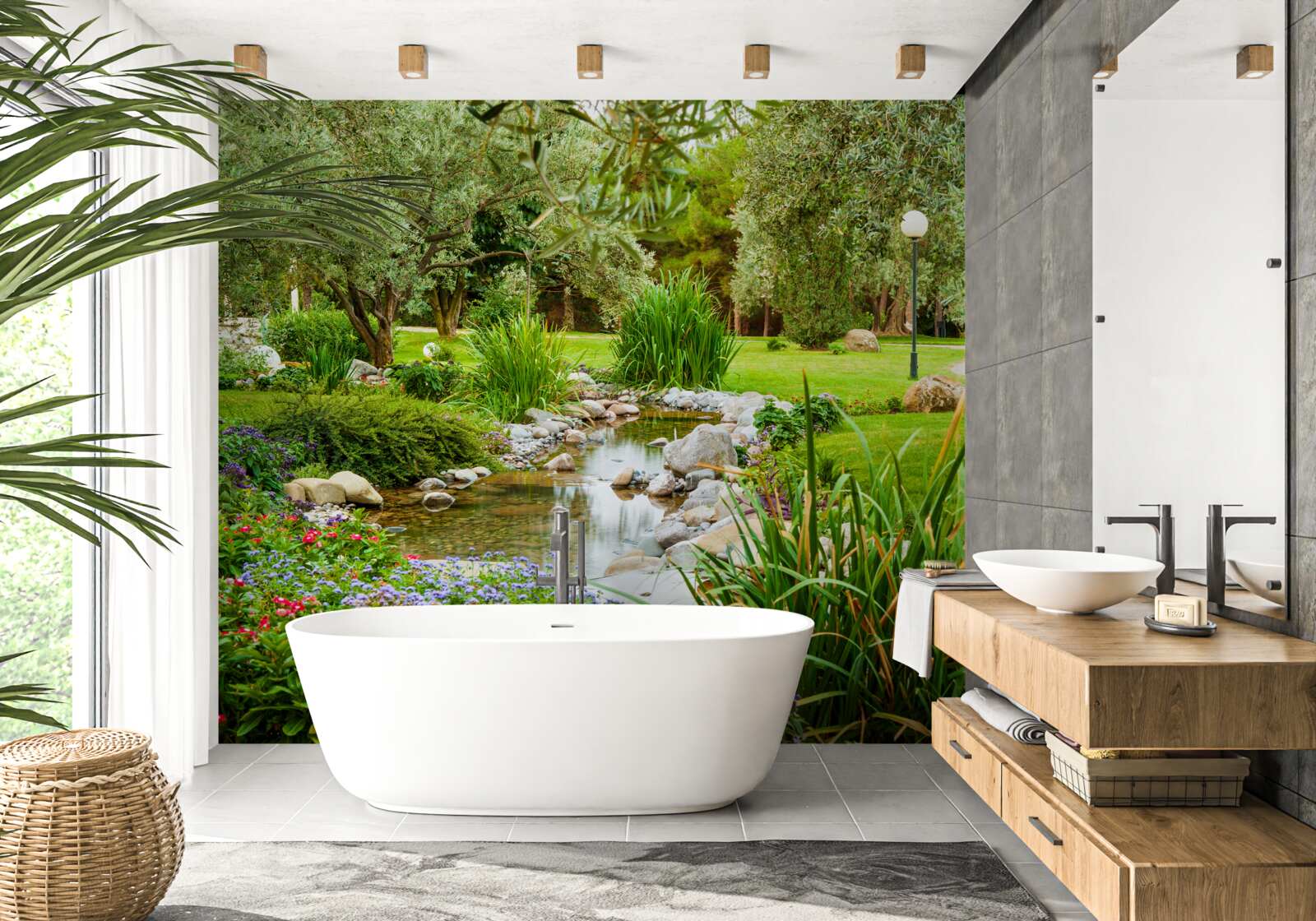 Fototapeta pokojný potok na Smaragdovej Lúke