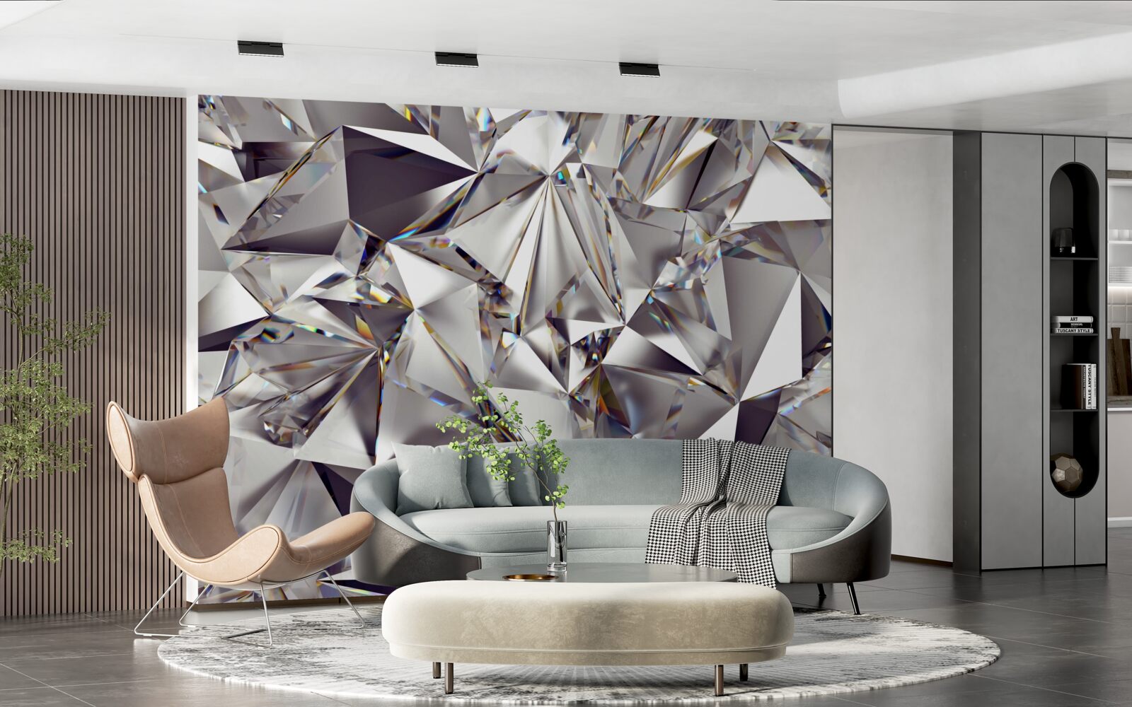 Fototapeta abstrakcia geometrických útvarov