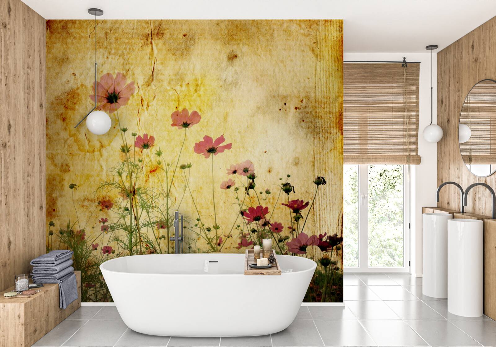 Fototapeta lúka posieta maková