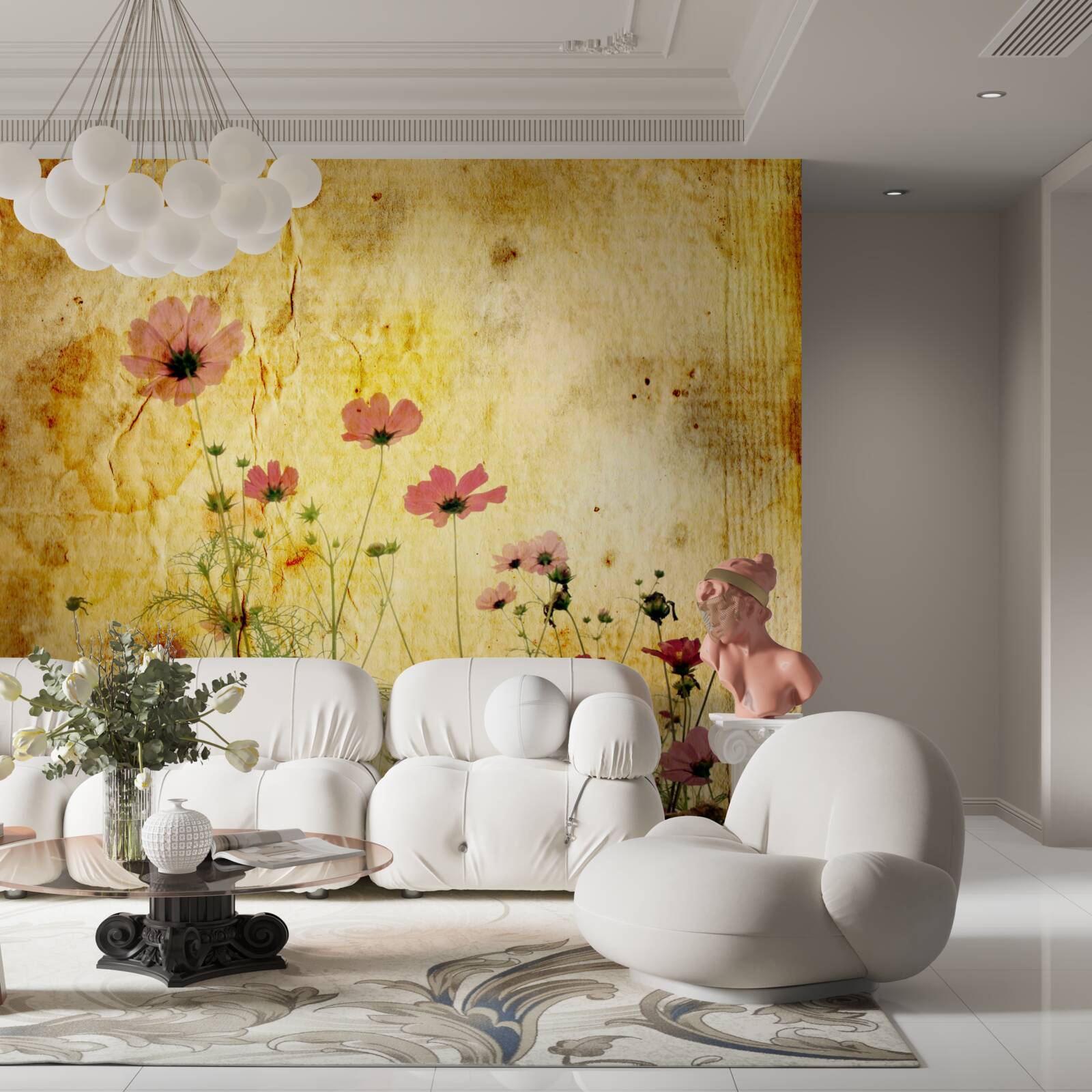 Fototapeta lúka posieta maková