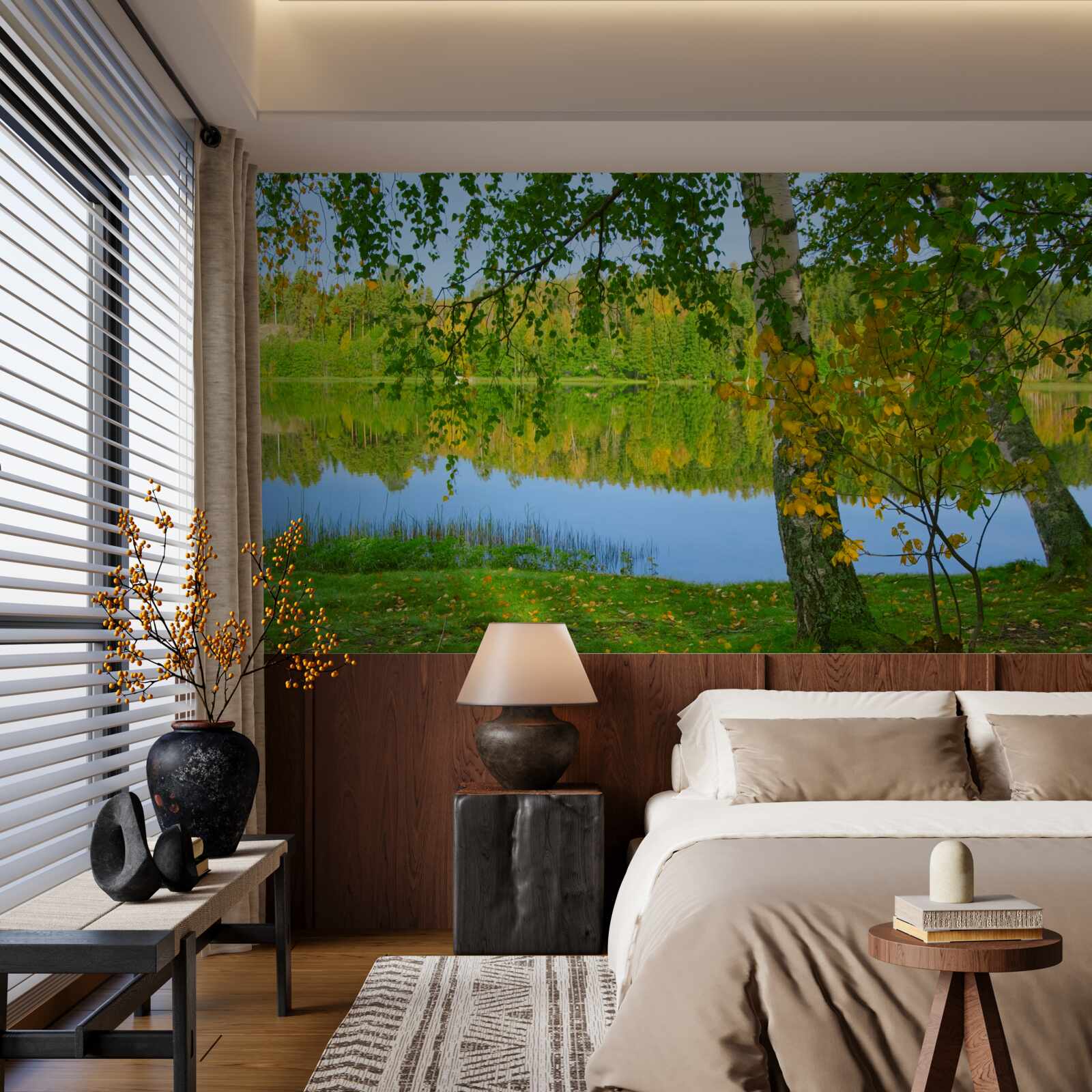 Fototapeta okamžite sa naplnia bujnými letnými lesmi