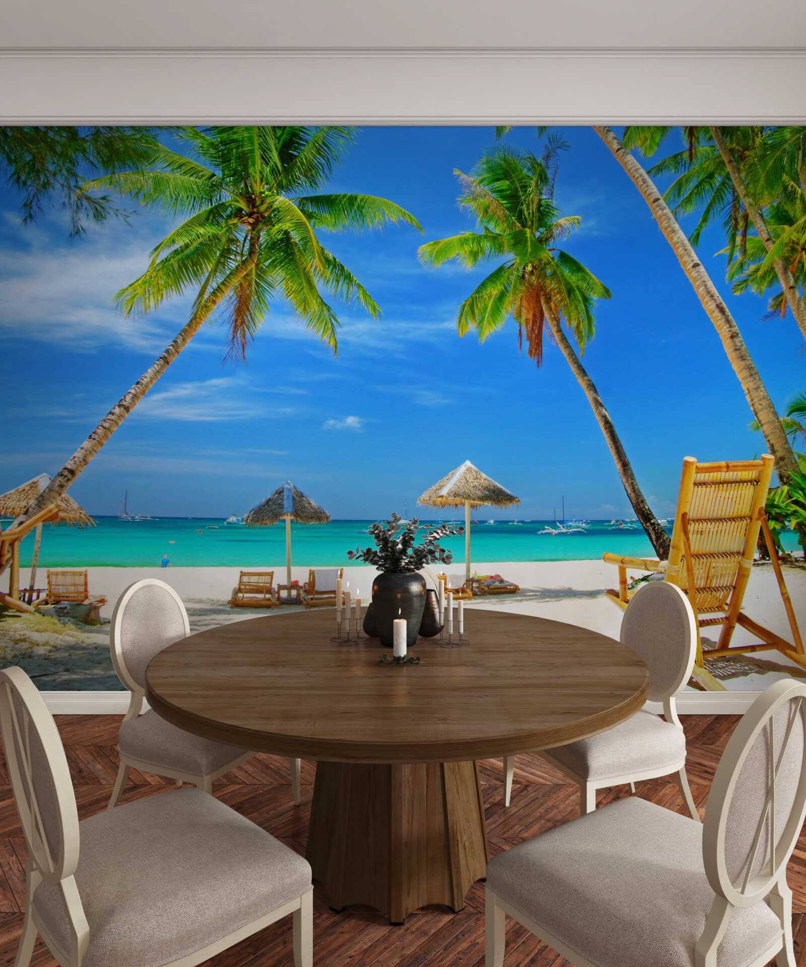 Fototapeta pokojné sústo raja na brehu