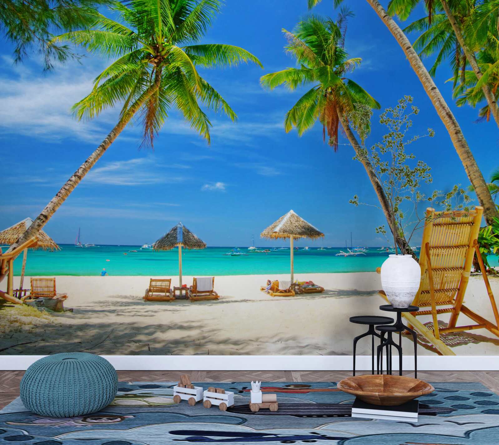 Fototapeta pokojné sústo raja na brehu