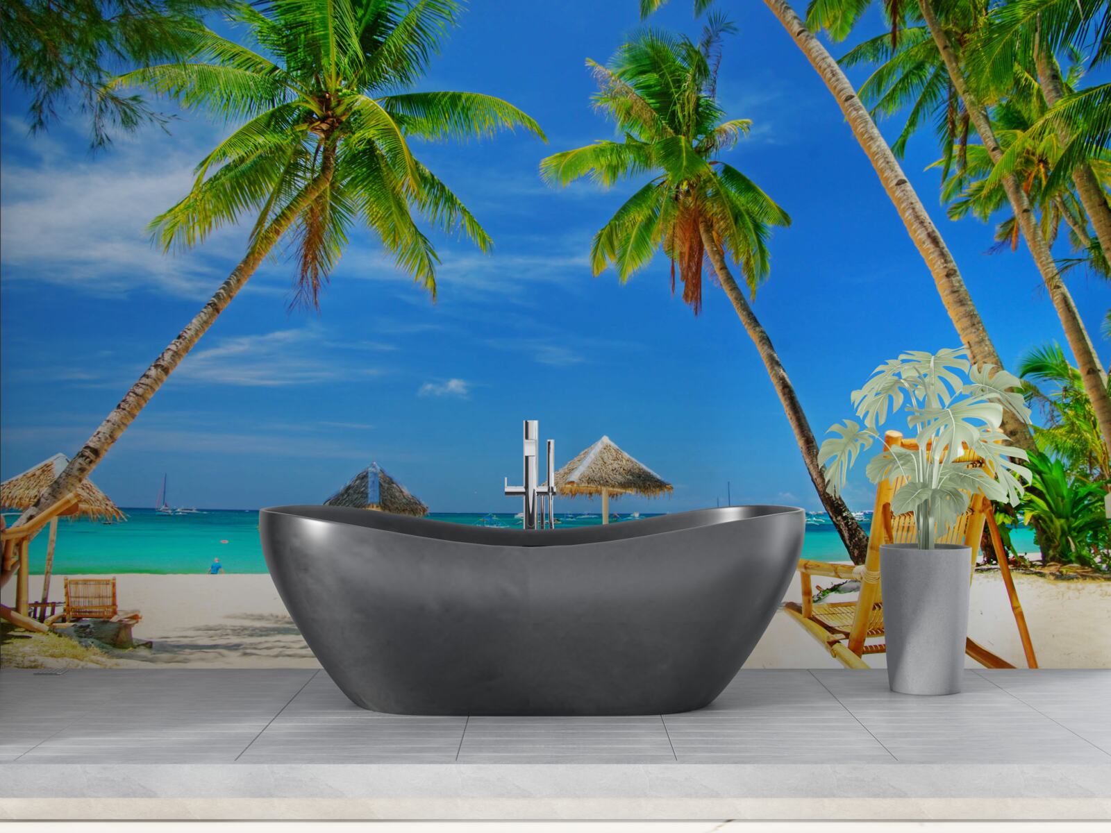 Fototapeta pokojné sústo raja na brehu