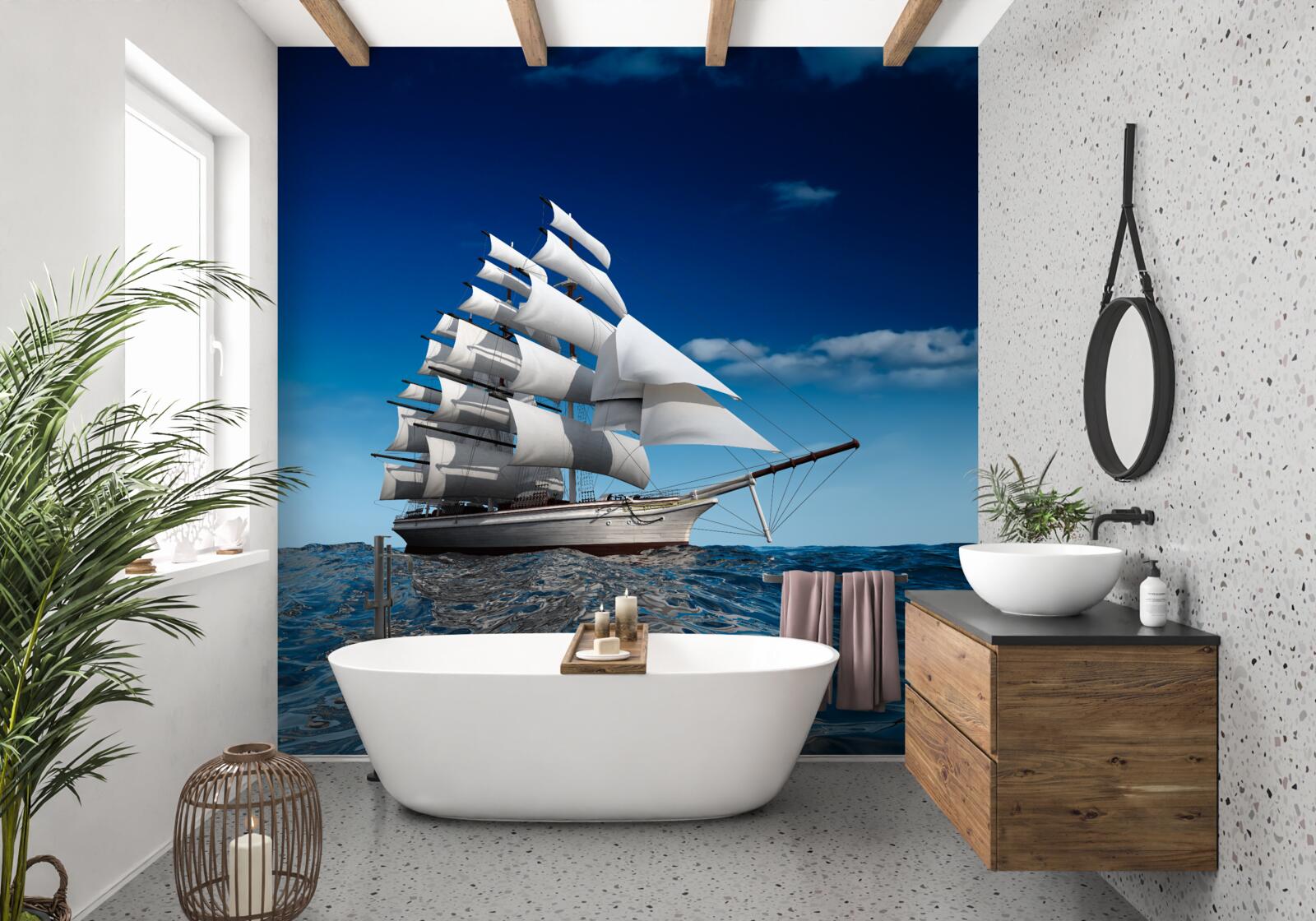 Fototapeta ľahnúť si na pokojnú vodu