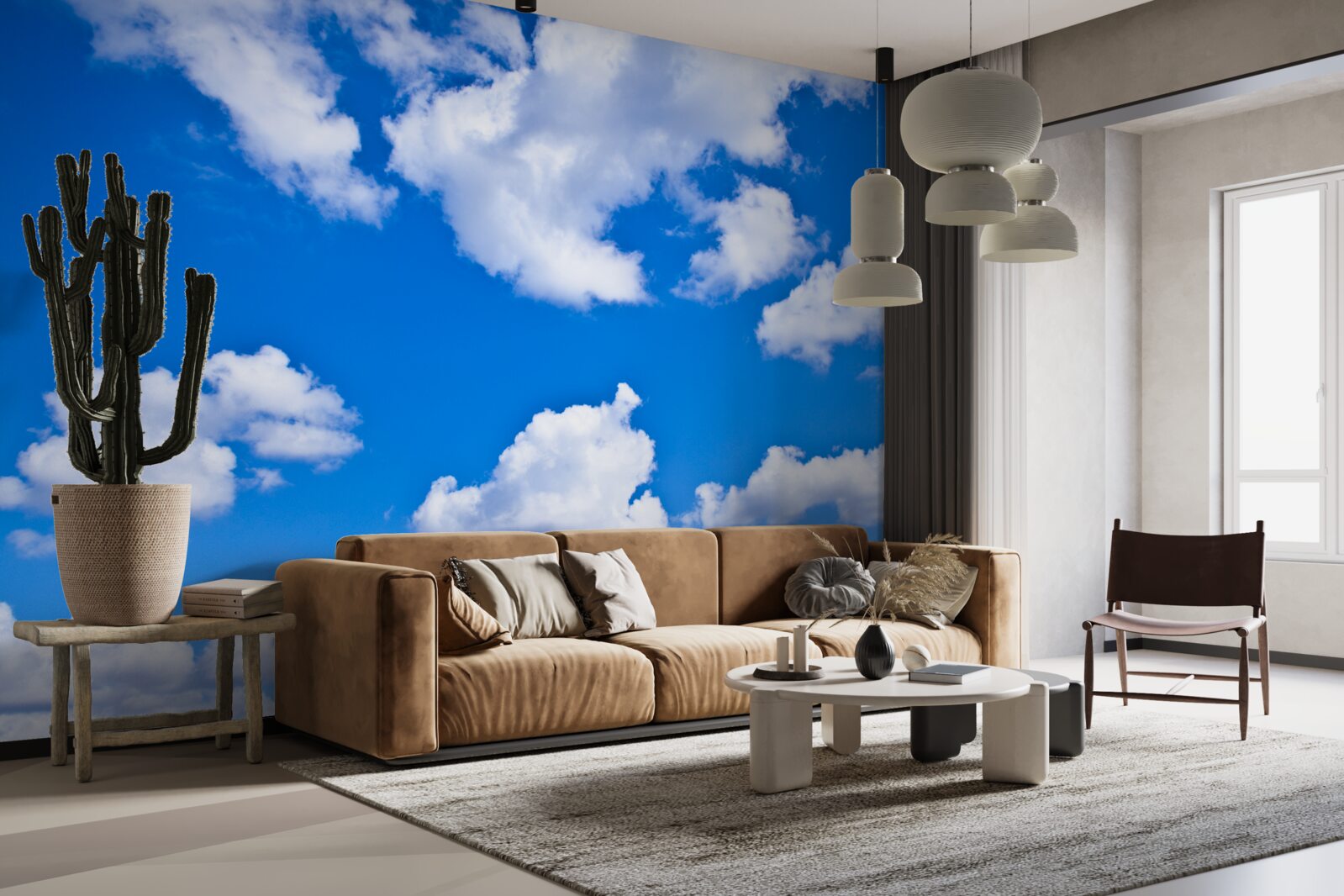 Fototapeta mraky plávajúce na modrej oblohe