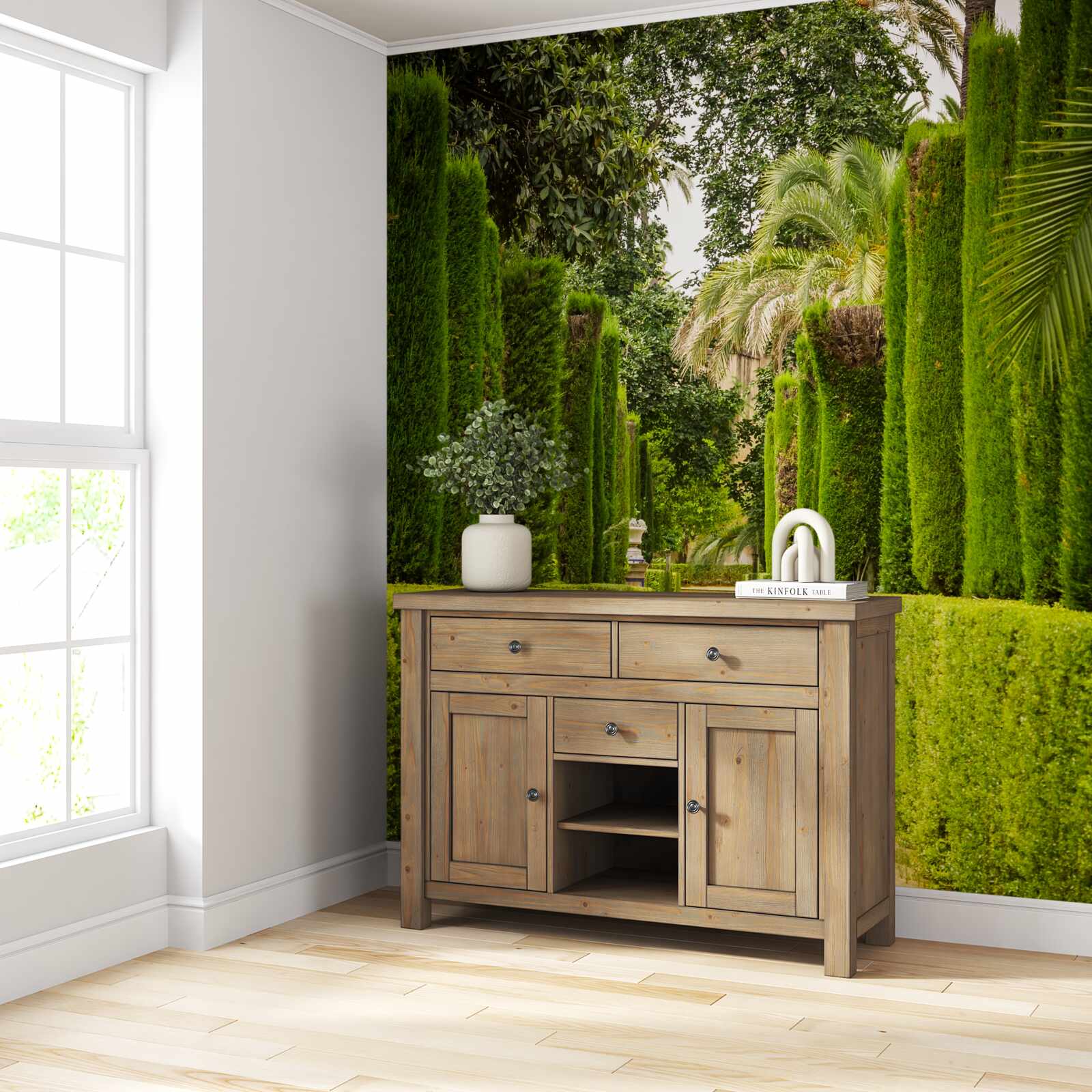 Fototapeta cesta má dobre udržiavanými cyprusmi