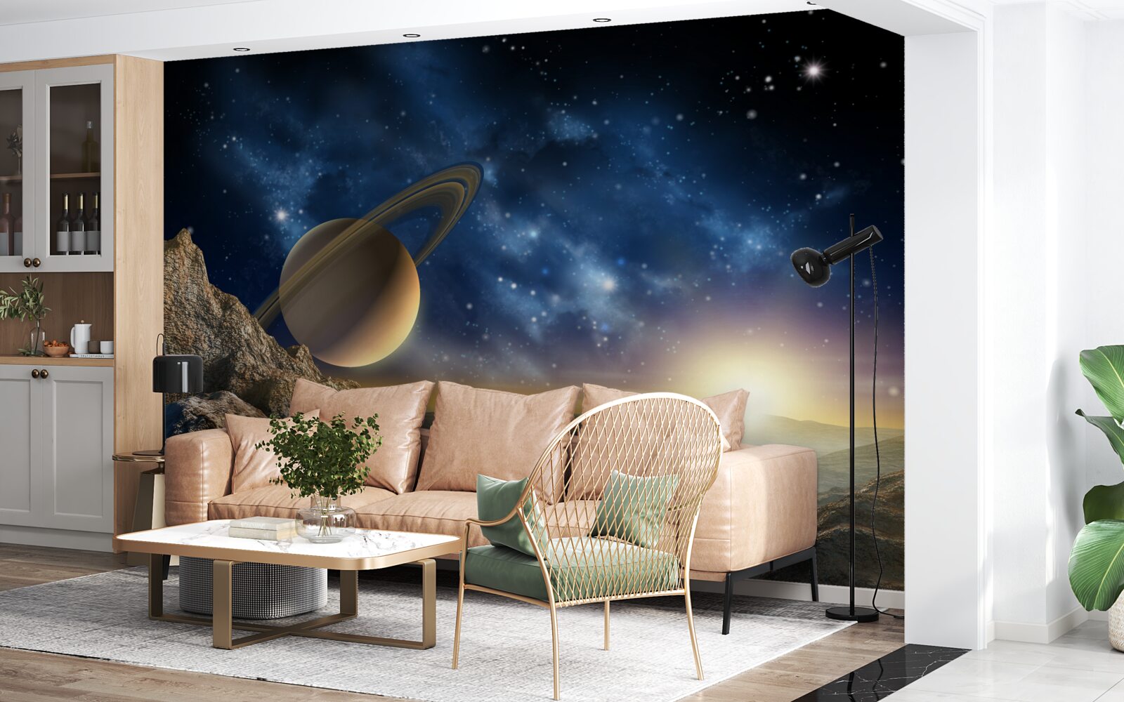 Fototapeta abstrakcie majú planetárne motívy