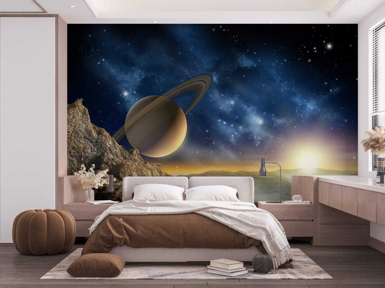 Fototapeta abstrakcie majú planetárne motívy